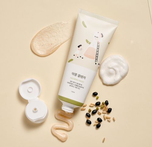 Пенка очищающая с экстрактом соевых бобов ROUND LAB Soybean Сleanser 150 мл срок до 10.2026г