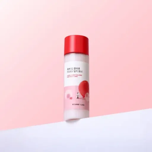 Молочный тонер ROUND LAB Camellia Deep Collagen PDRN Milky Toner 150 мл