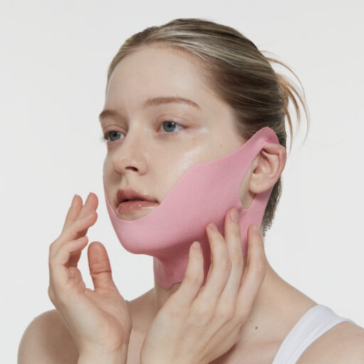 Гидрогелевая лифтинг-маска для контура лица ROUND LAB Camellia Deep Collagen V Lifting Gel Mask шт